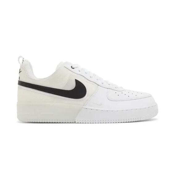 NIKE Air Force 1 React Black White Sz 9.5 - Picture 1 of 8